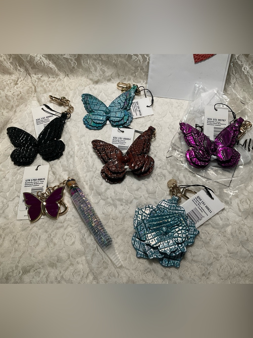 NWT set of 6 BRAHMIN ITEMS,  
( last) BLUE TOPAZ BUTTERFLY.. cross listed